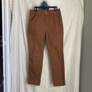 REI Women's Field Pants Heavy Duty Workwear Size 10 Brown Trailsmith